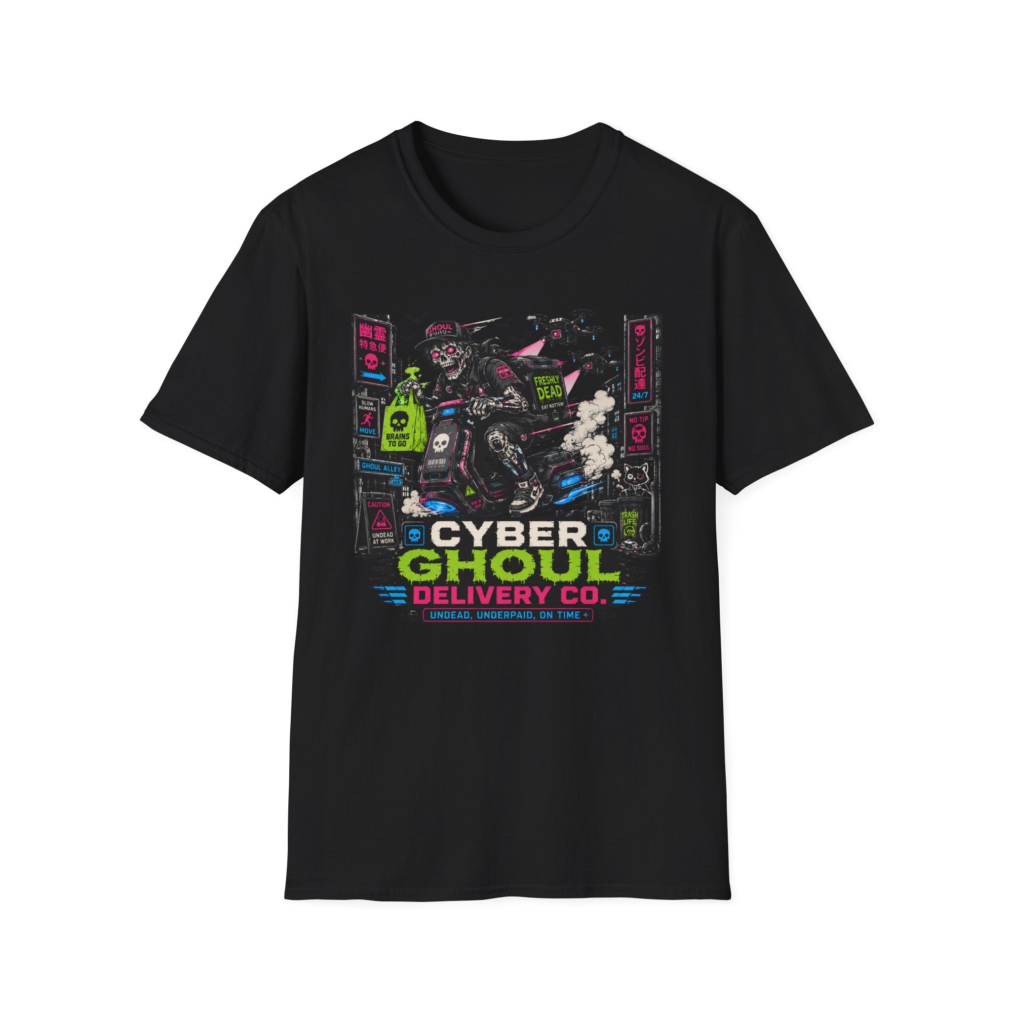 Cyber Ghoul Delivery Co T-Shirt