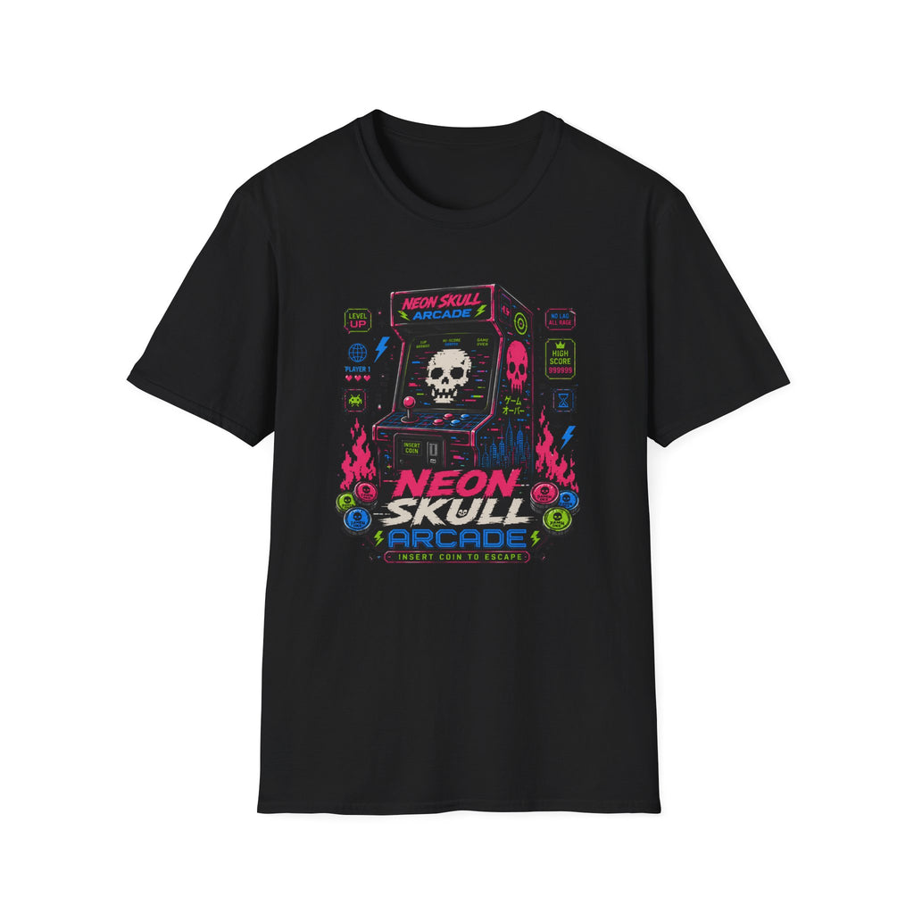 Neon Skull Arcade T-Shirt