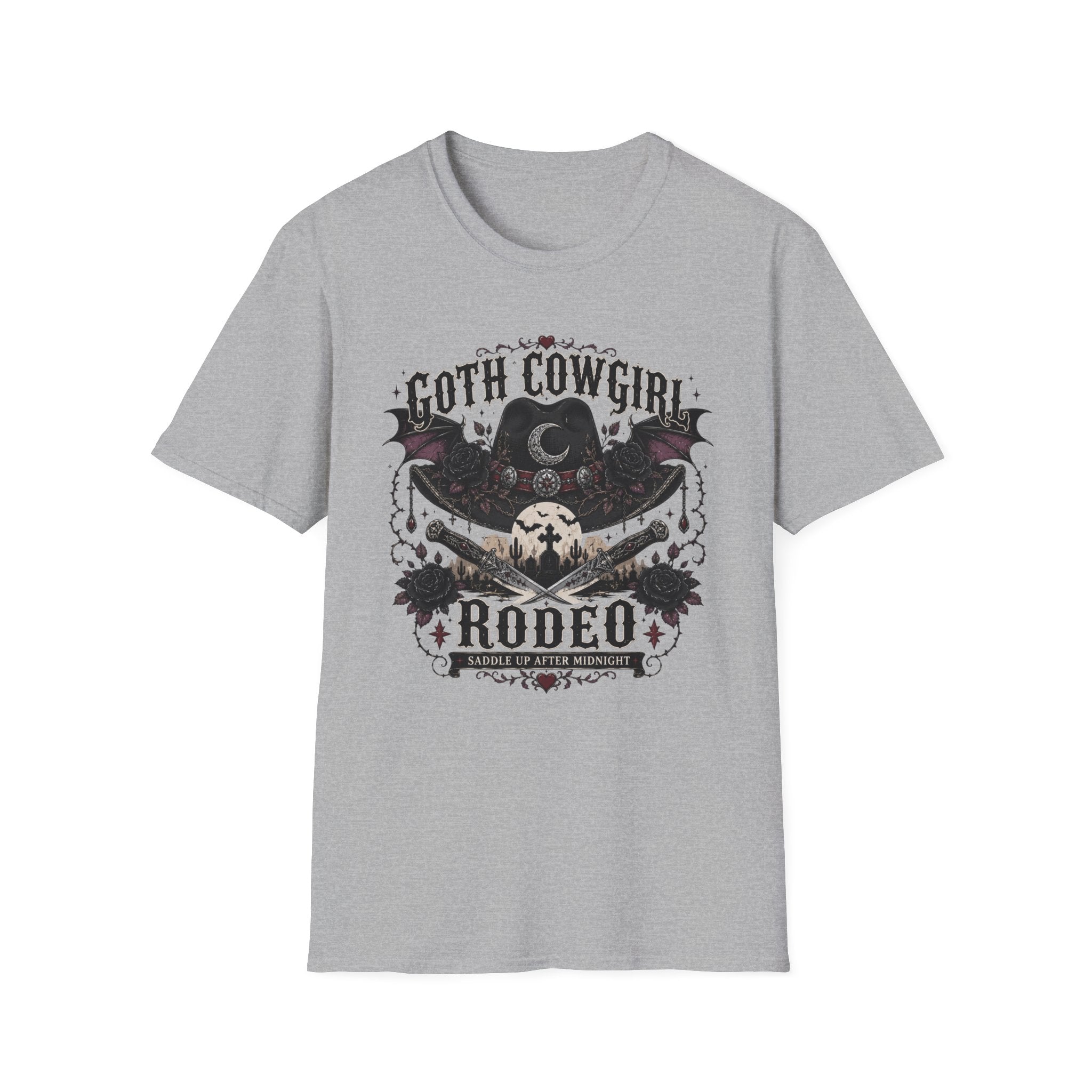 Gothic Cowgirl Rodeo T-Shirt