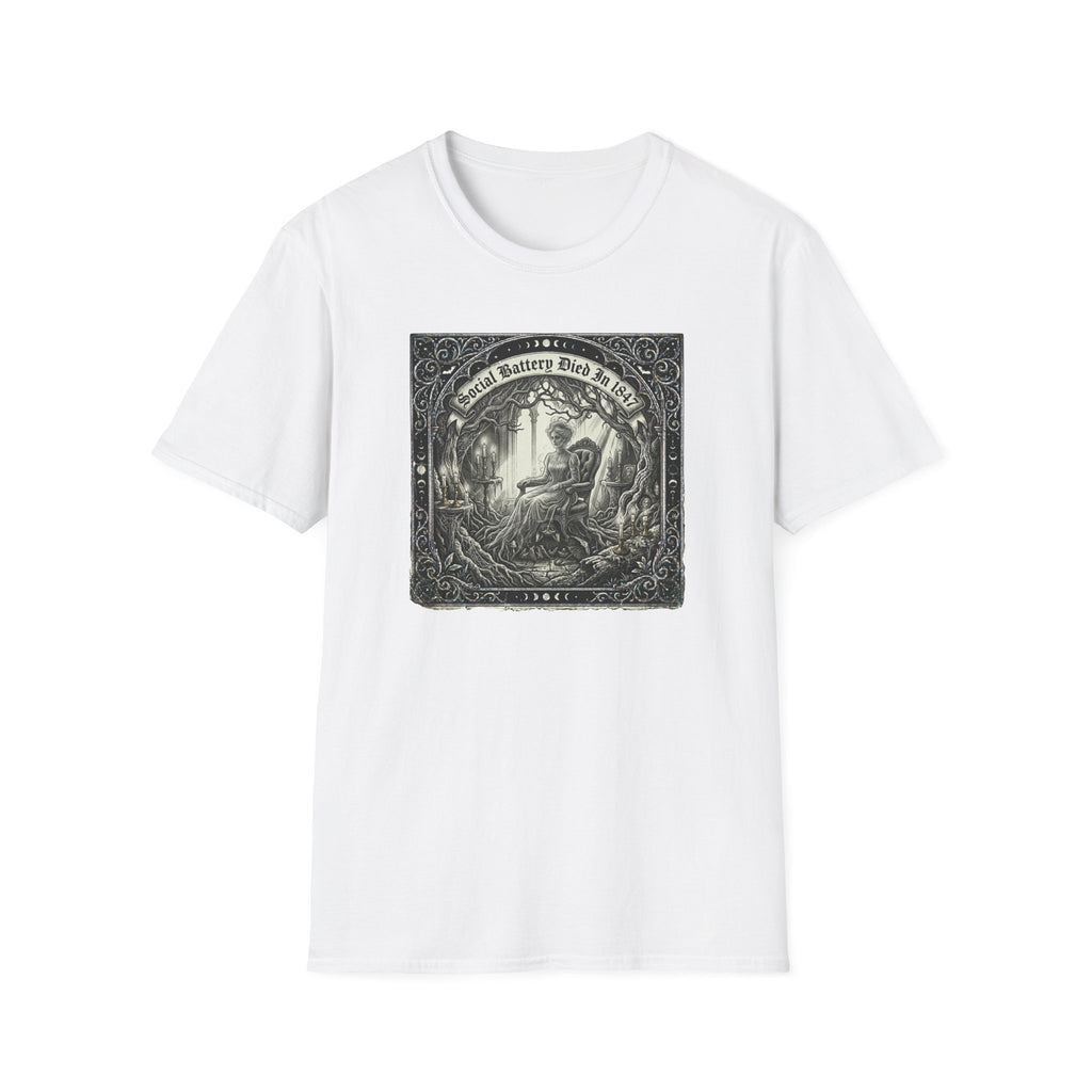 Social Battery Died In 1847 T-Shirt