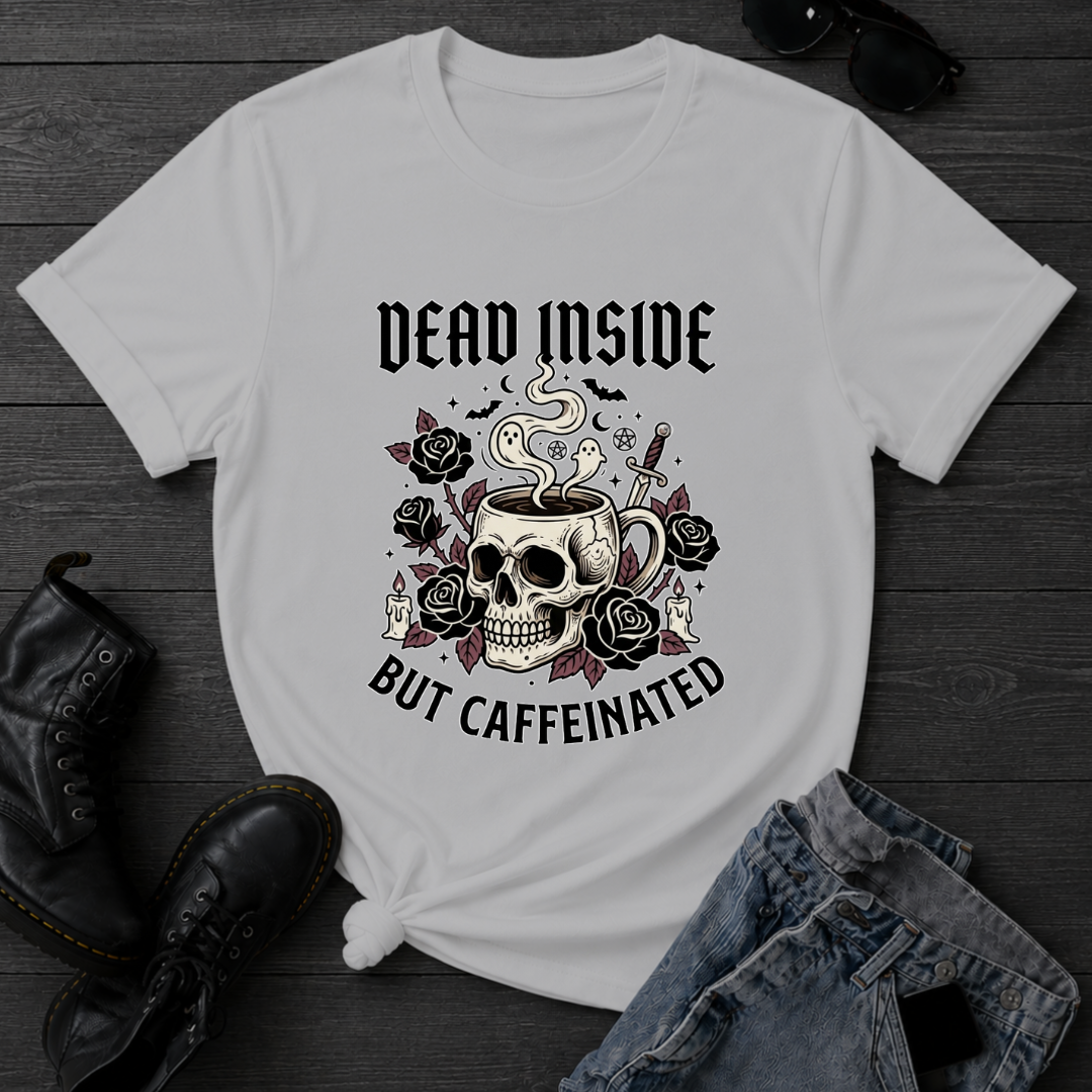 Dead Inside But Caffeinated T-Shirt