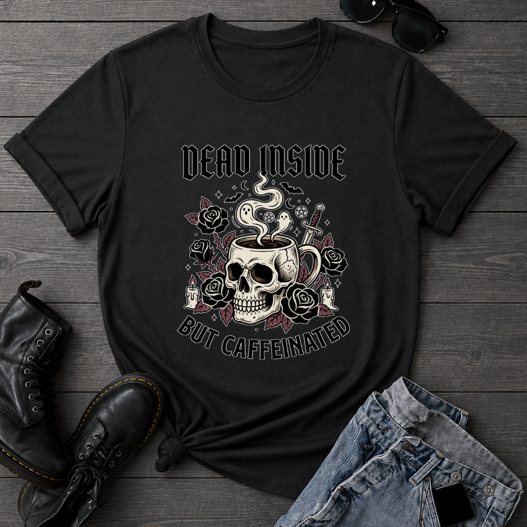 Dead Inside But Caffeinated T-Shirt