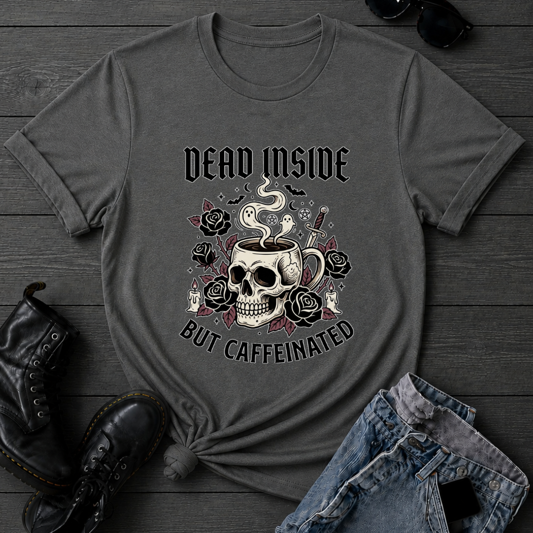 Dead Inside But Caffeinated T-Shirt