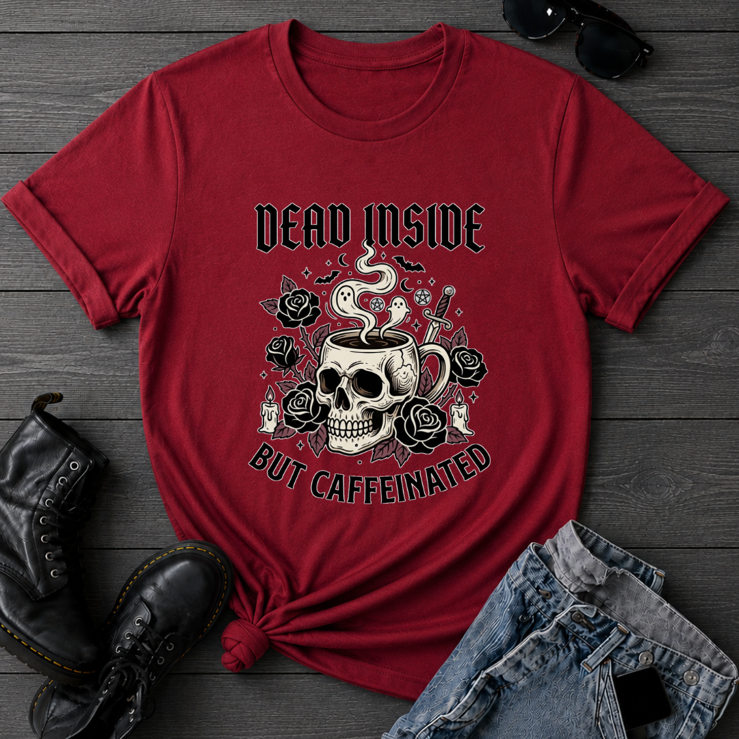 Dead Inside But Caffeinated T-Shirt