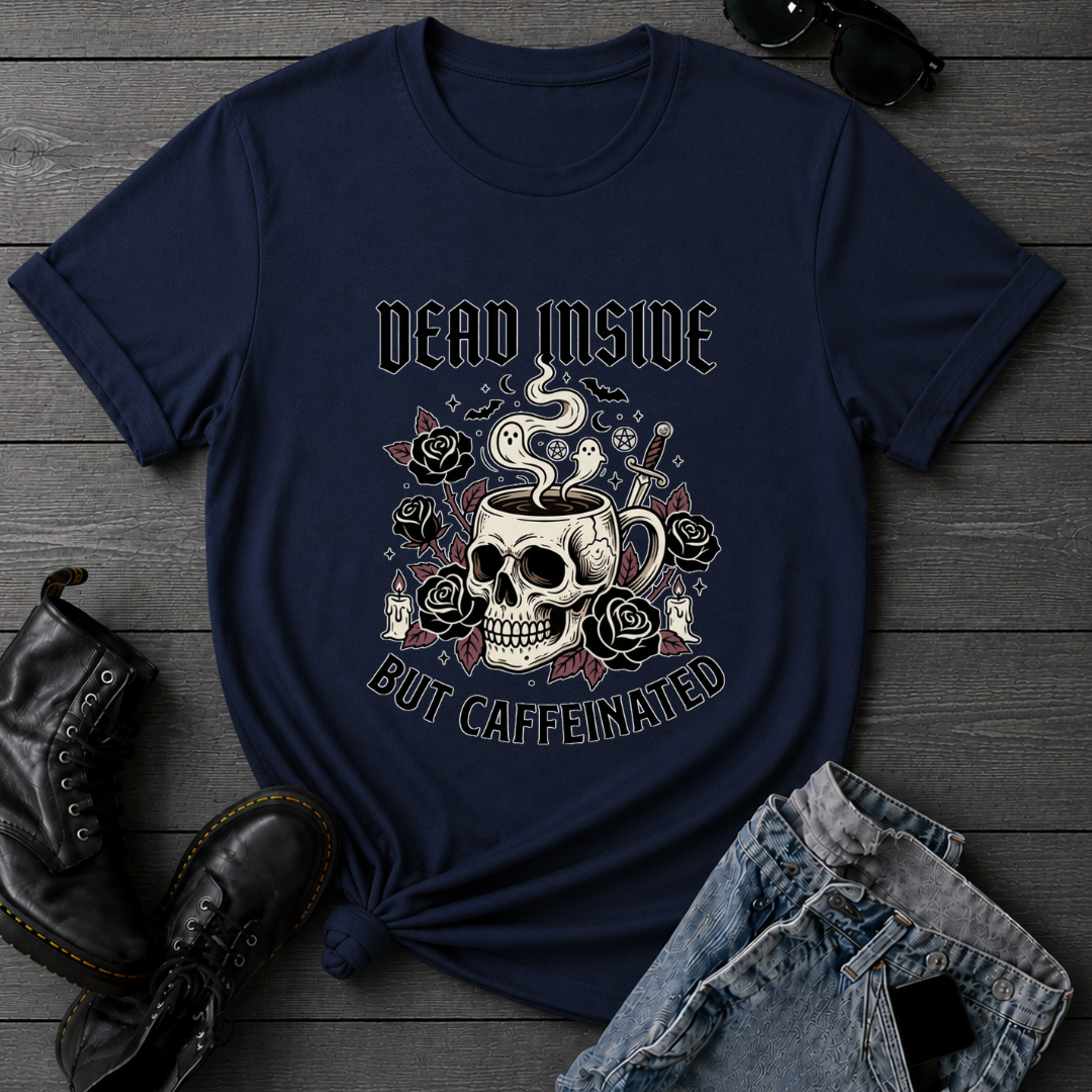 Dead Inside But Caffeinated T-Shirt