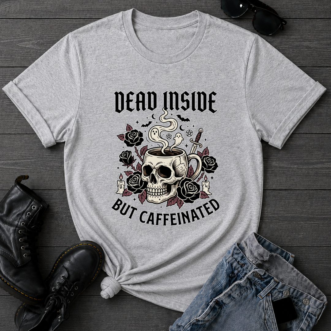 Dead Inside But Caffeinated T-Shirt