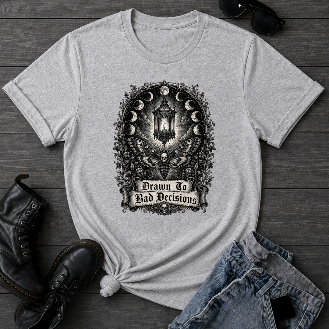 Drawn To Bad Decisions T-Shirt