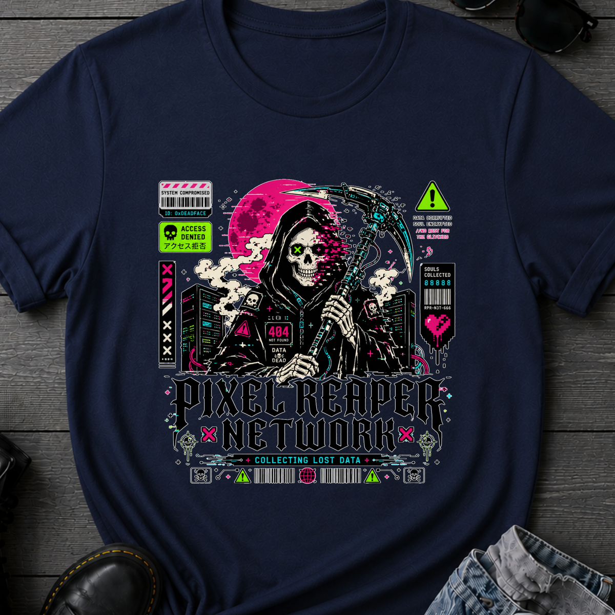Pixel Reaper Network T-Shirt