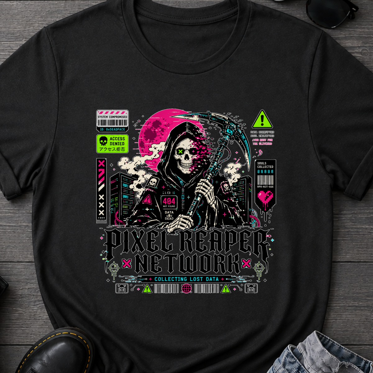 Pixel Reaper Network T-Shirt