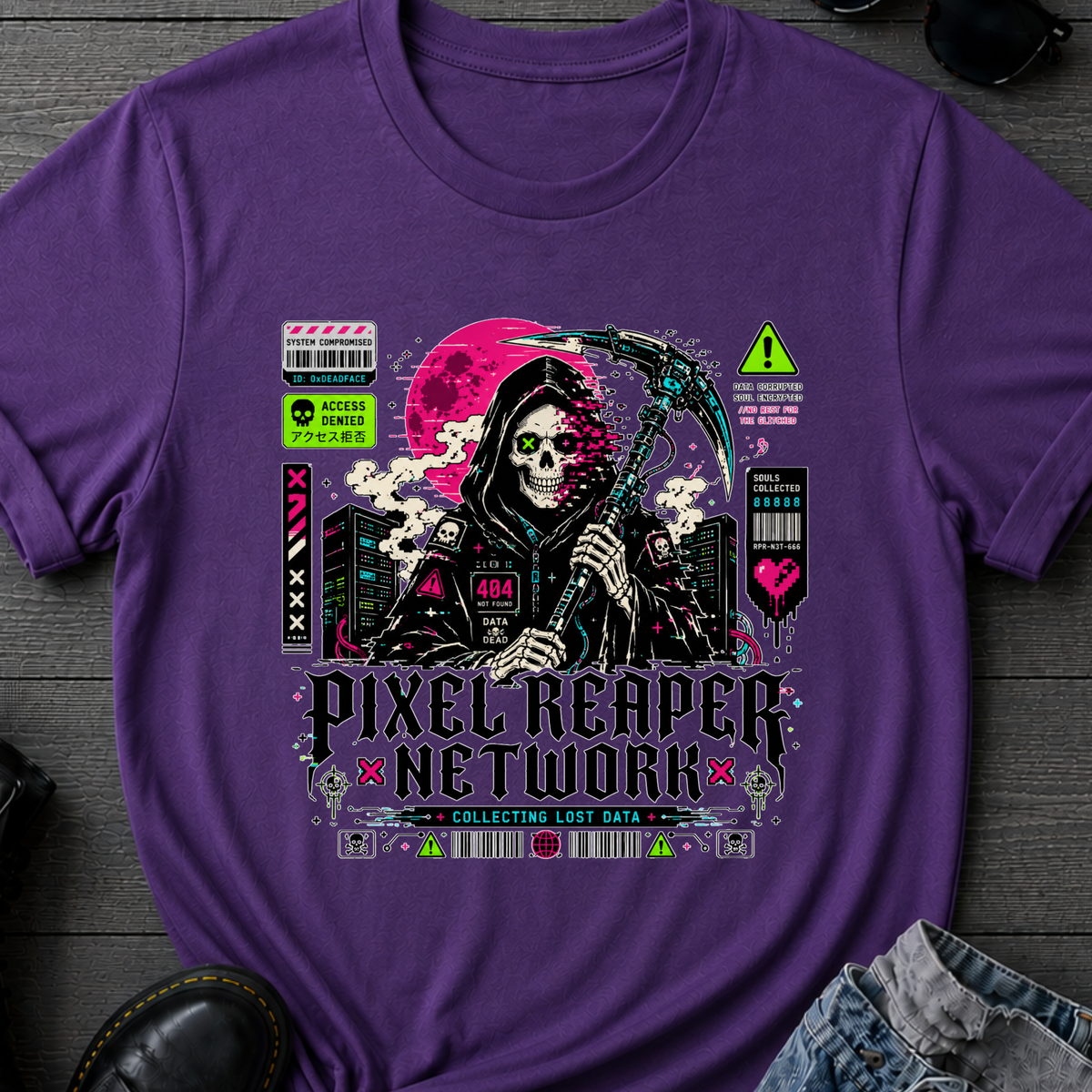 Pixel Reaper Network T-Shirt