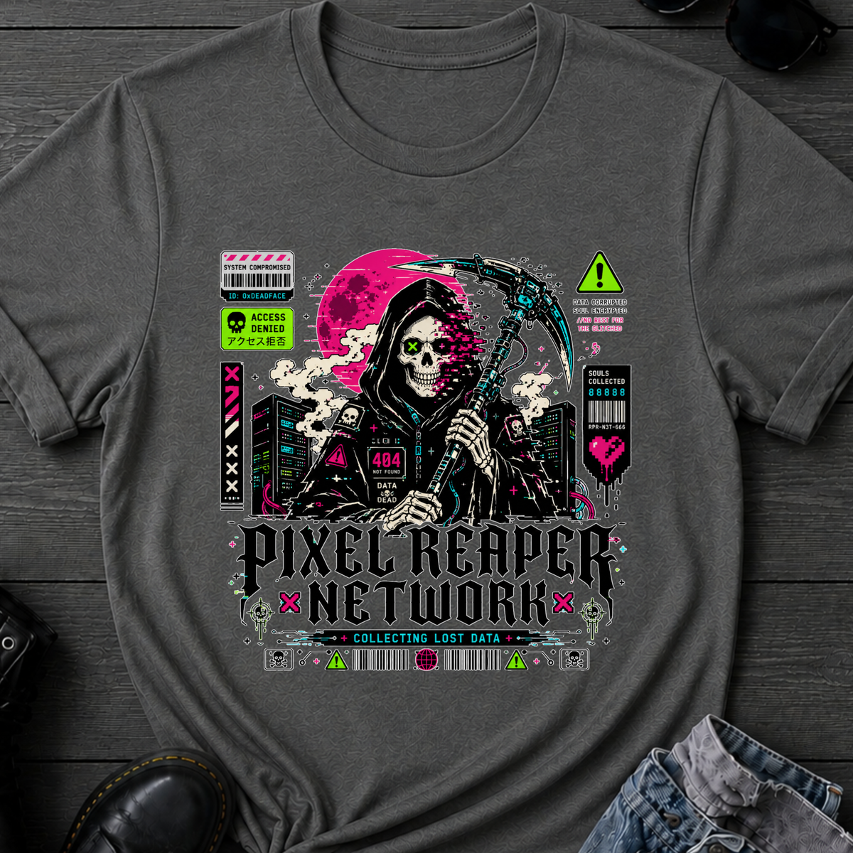 Pixel Reaper Network T-Shirt