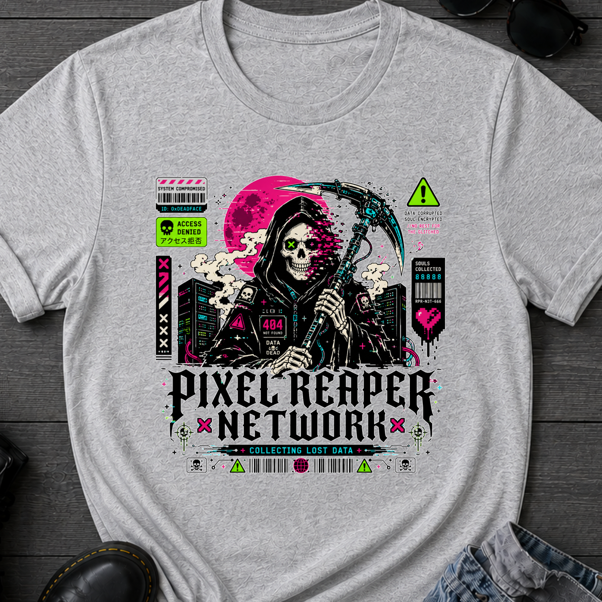 Pixel Reaper Network T-Shirt