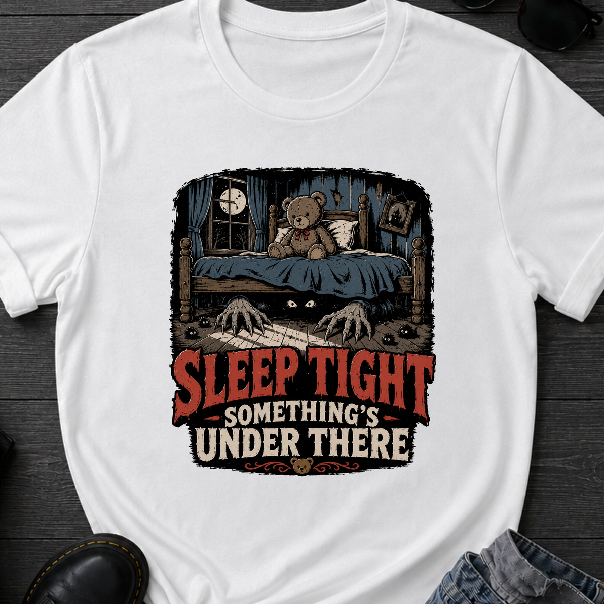 Sleep Tight Something's Under There T-Shirt