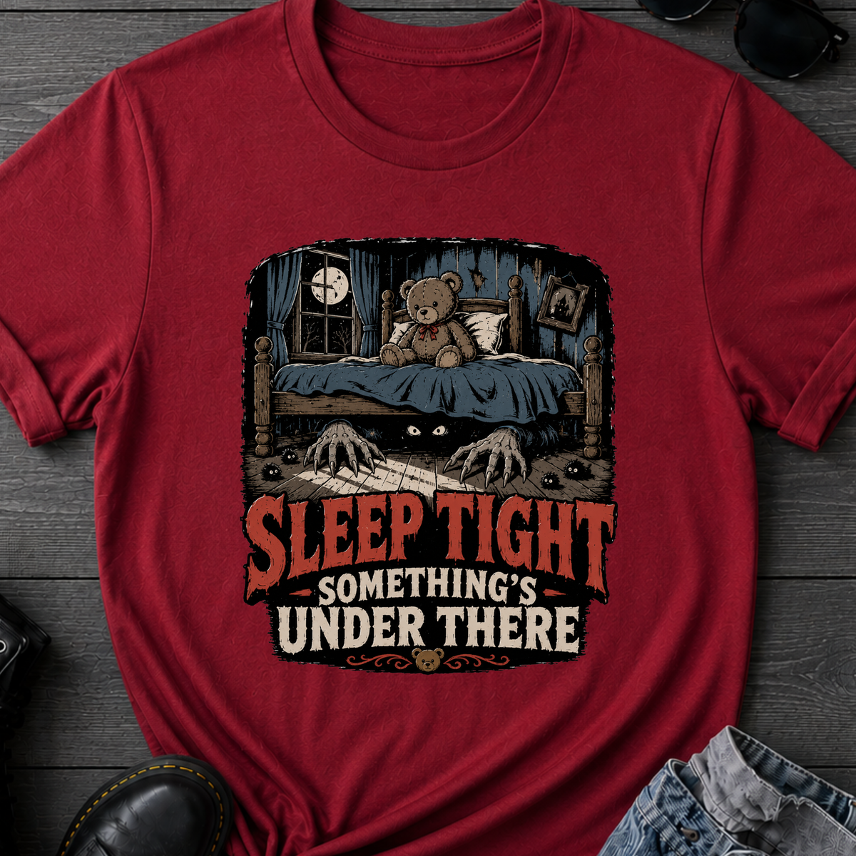 Sleep Tight Something's Under There T-Shirt