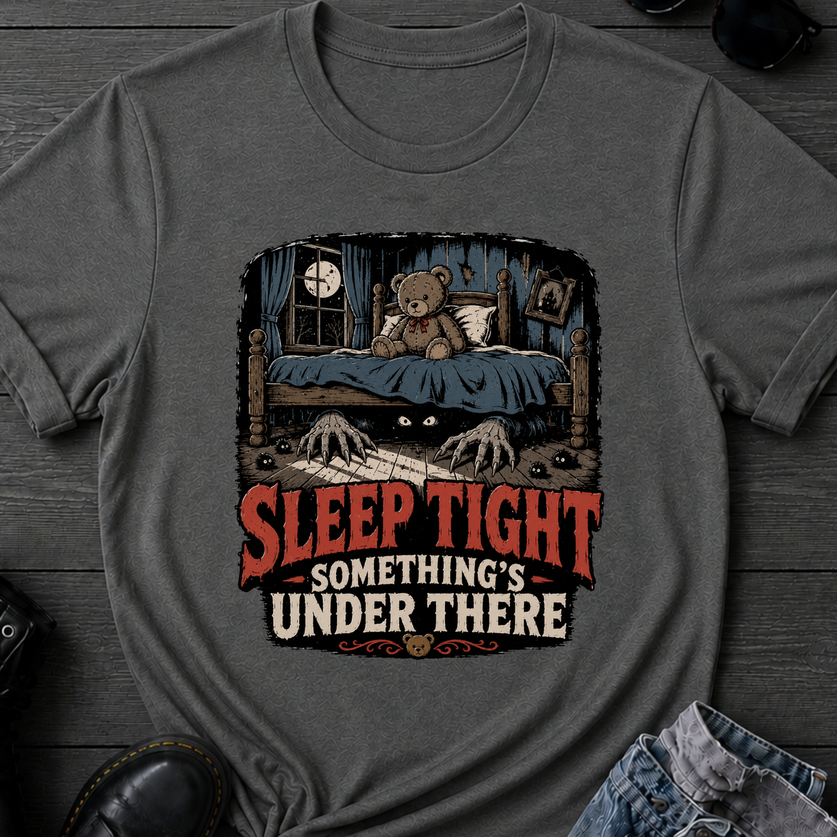 Sleep Tight Something's Under There T-Shirt