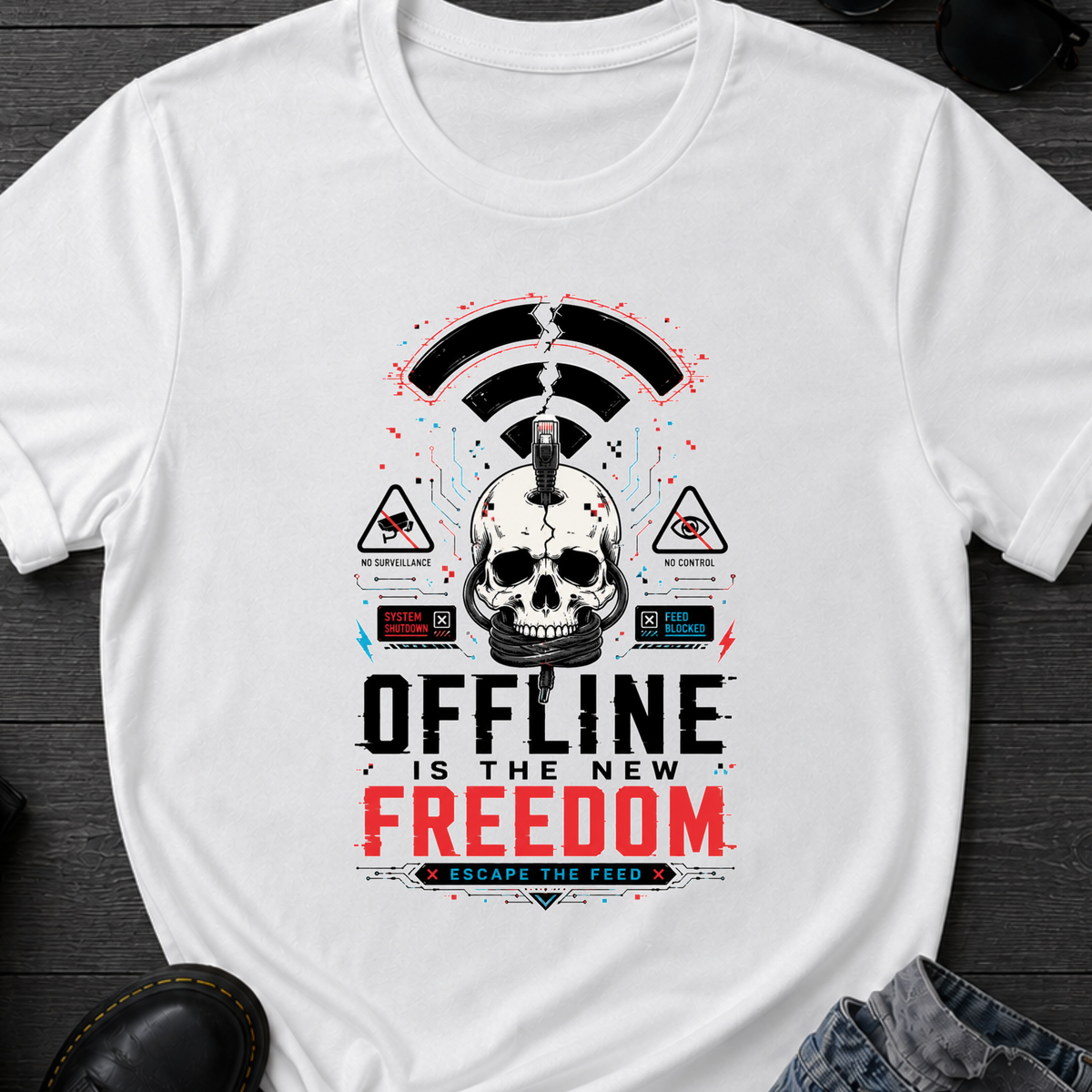 Offline Is The New Freedom T-Shirt
