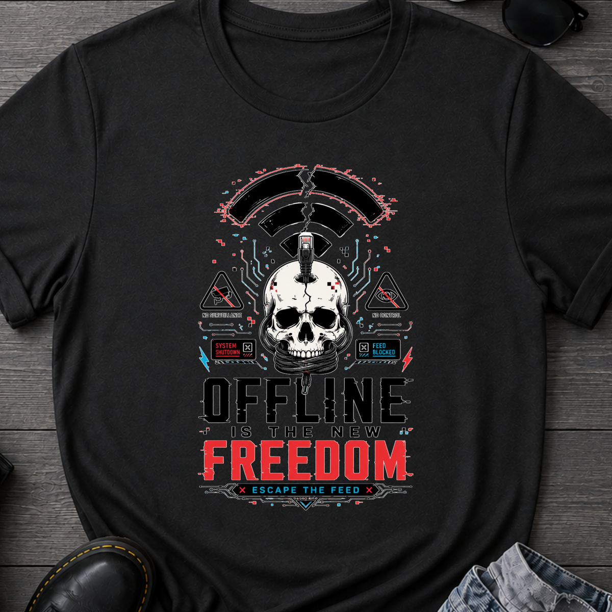 Offline Is The New Freedom T-Shirt
