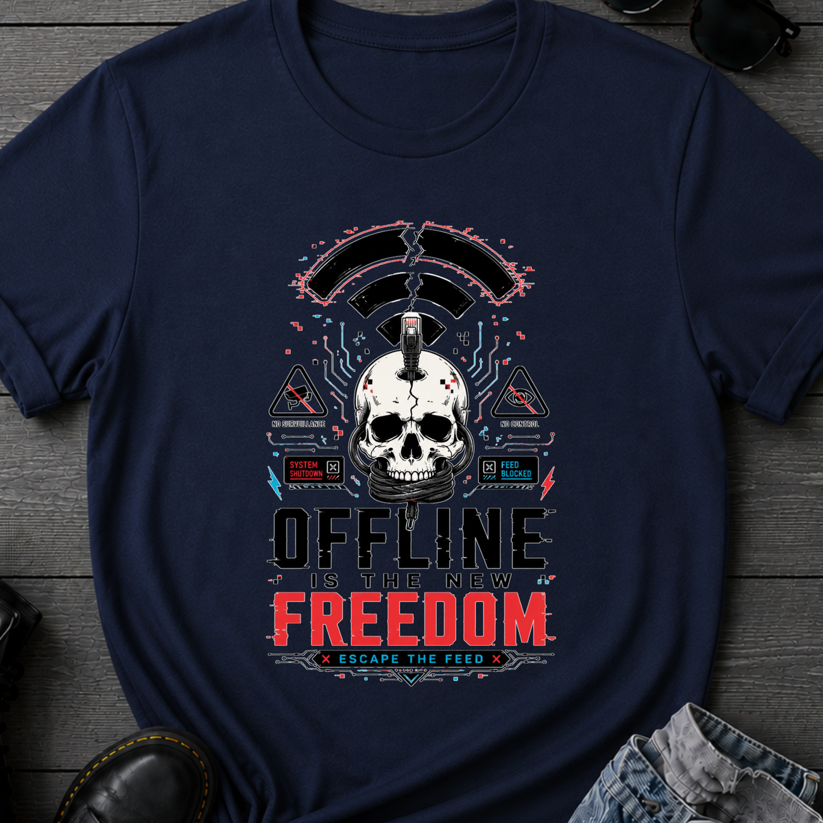 Offline Is The New Freedom T-Shirt
