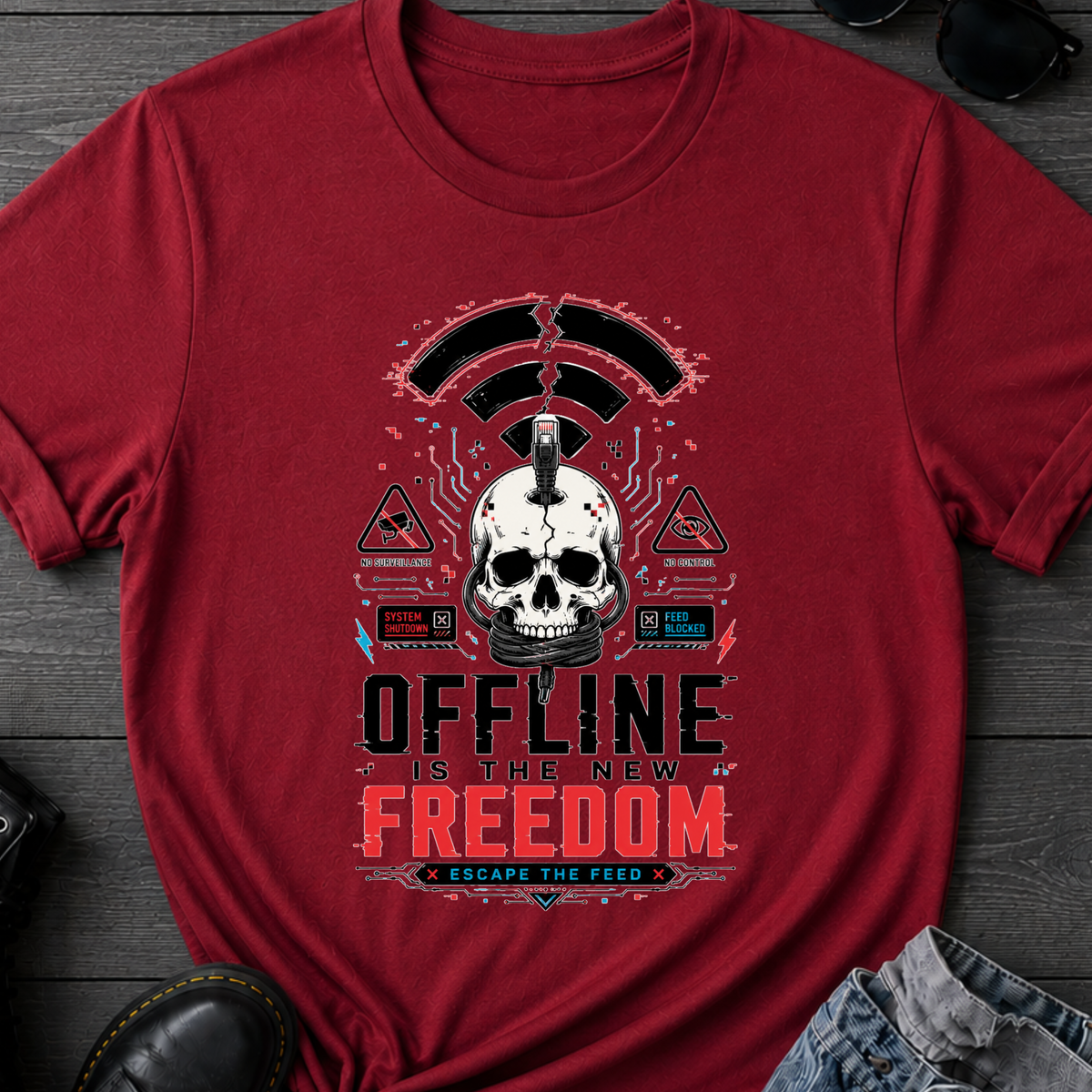Offline Is The New Freedom T-Shirt