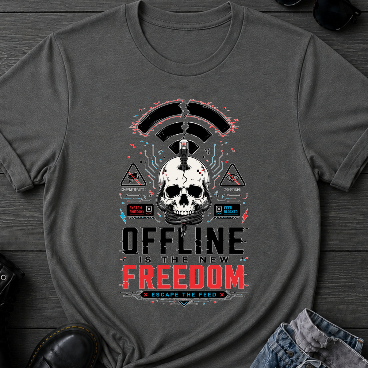 Offline Is The New Freedom T-Shirt