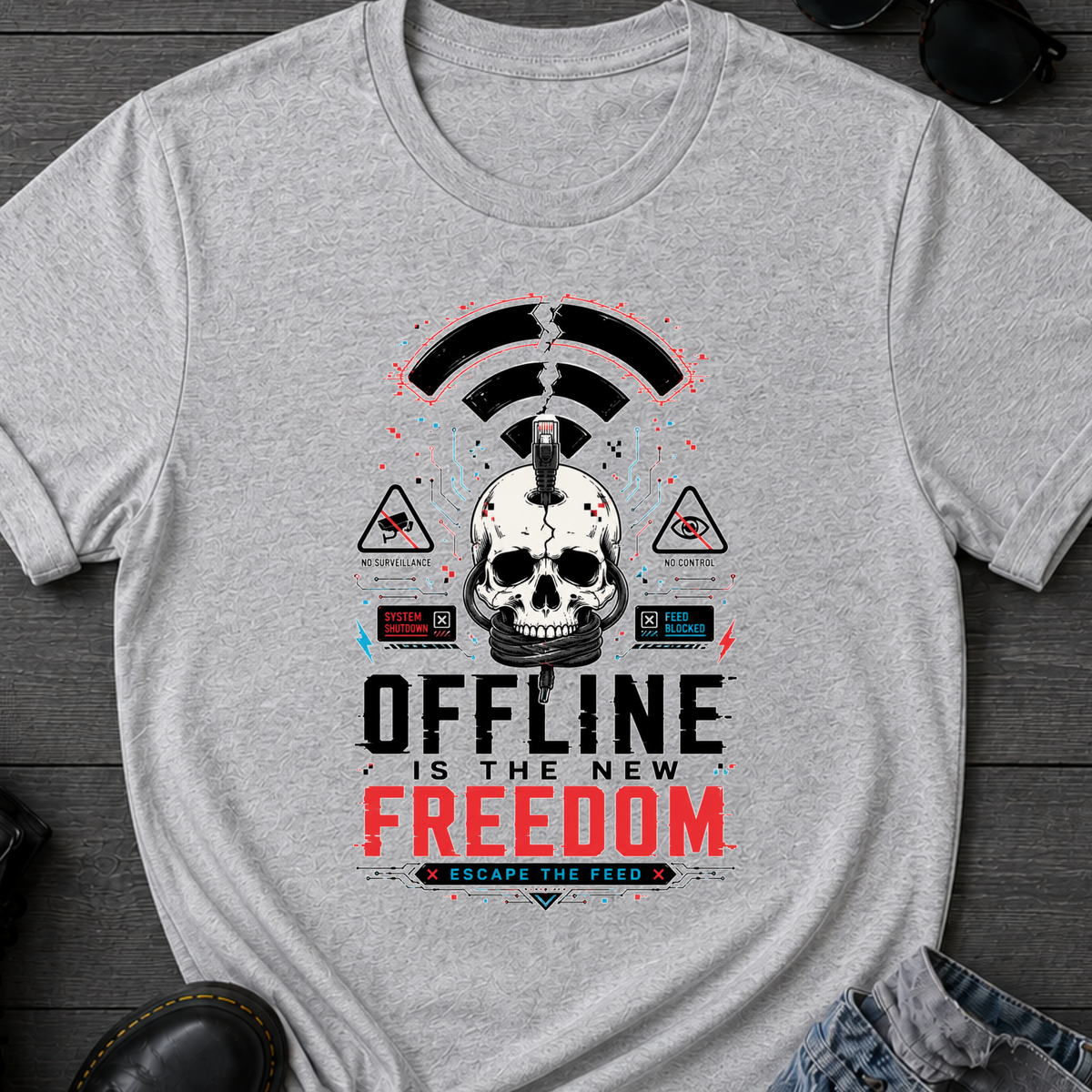 Offline Is The New Freedom T-Shirt