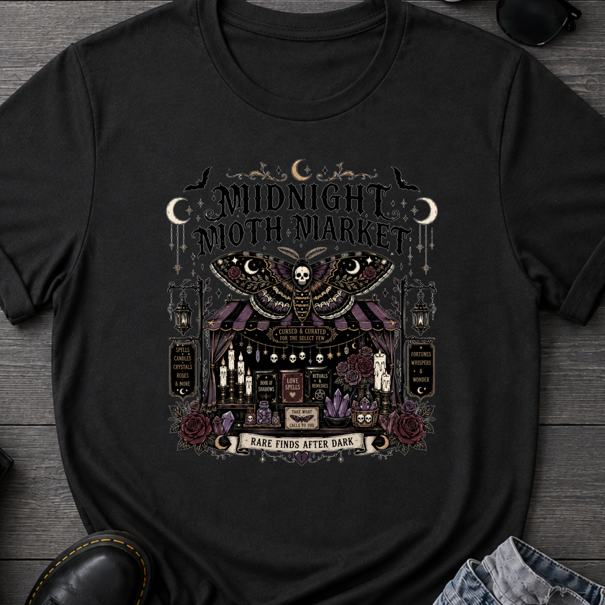 Midnight Moth Market T-Shirt