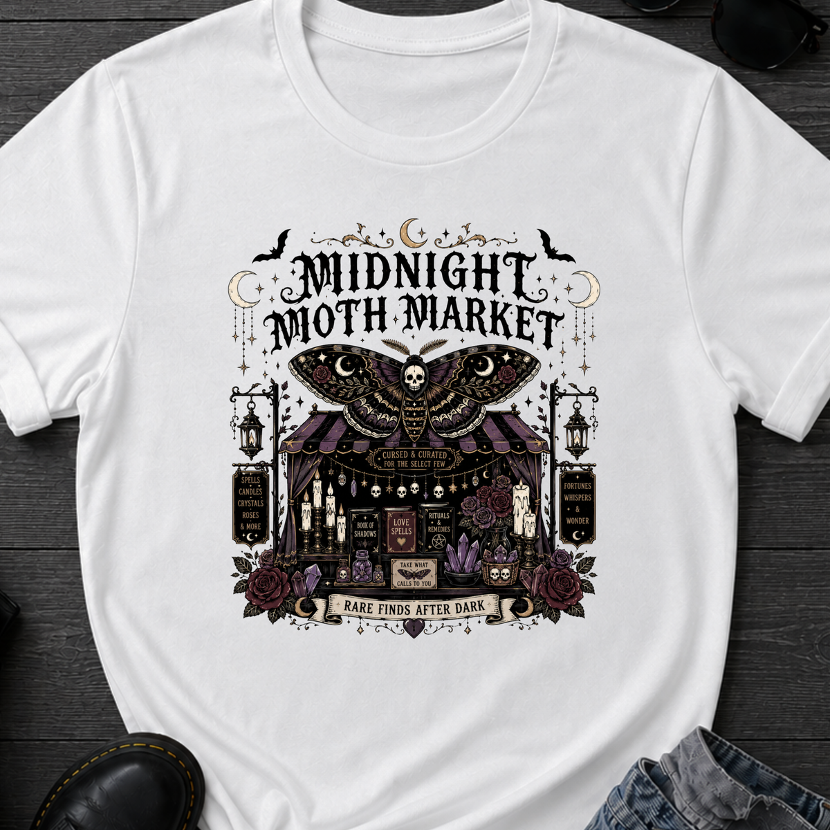 Midnight Moth Market T-Shirt