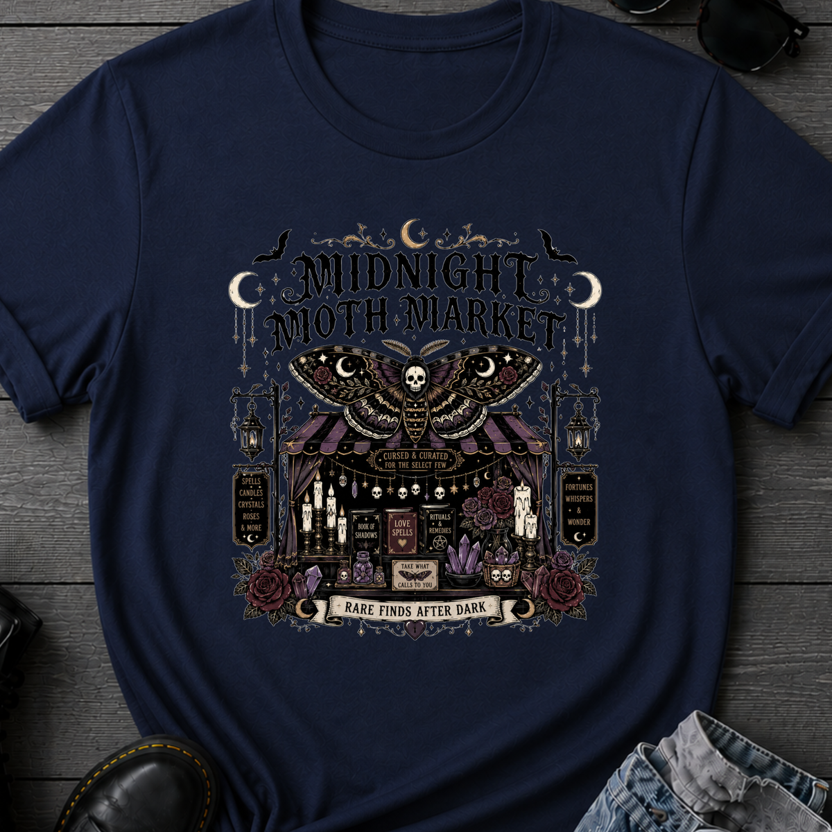 Midnight Moth Market T-Shirt