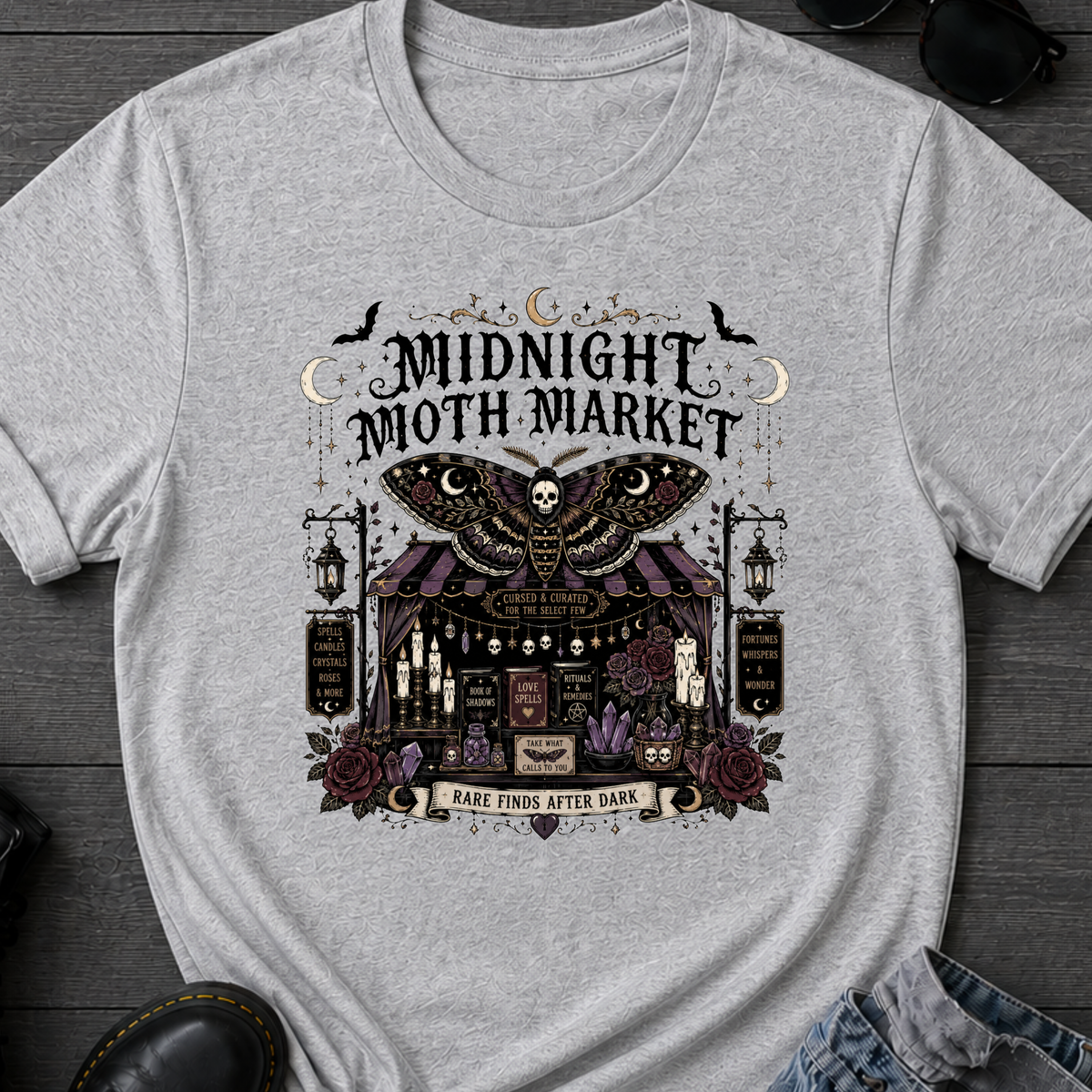 Midnight Moth Market T-Shirt