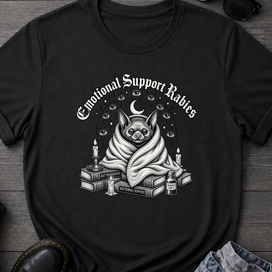 Emotional Support Rabies T-Shirt