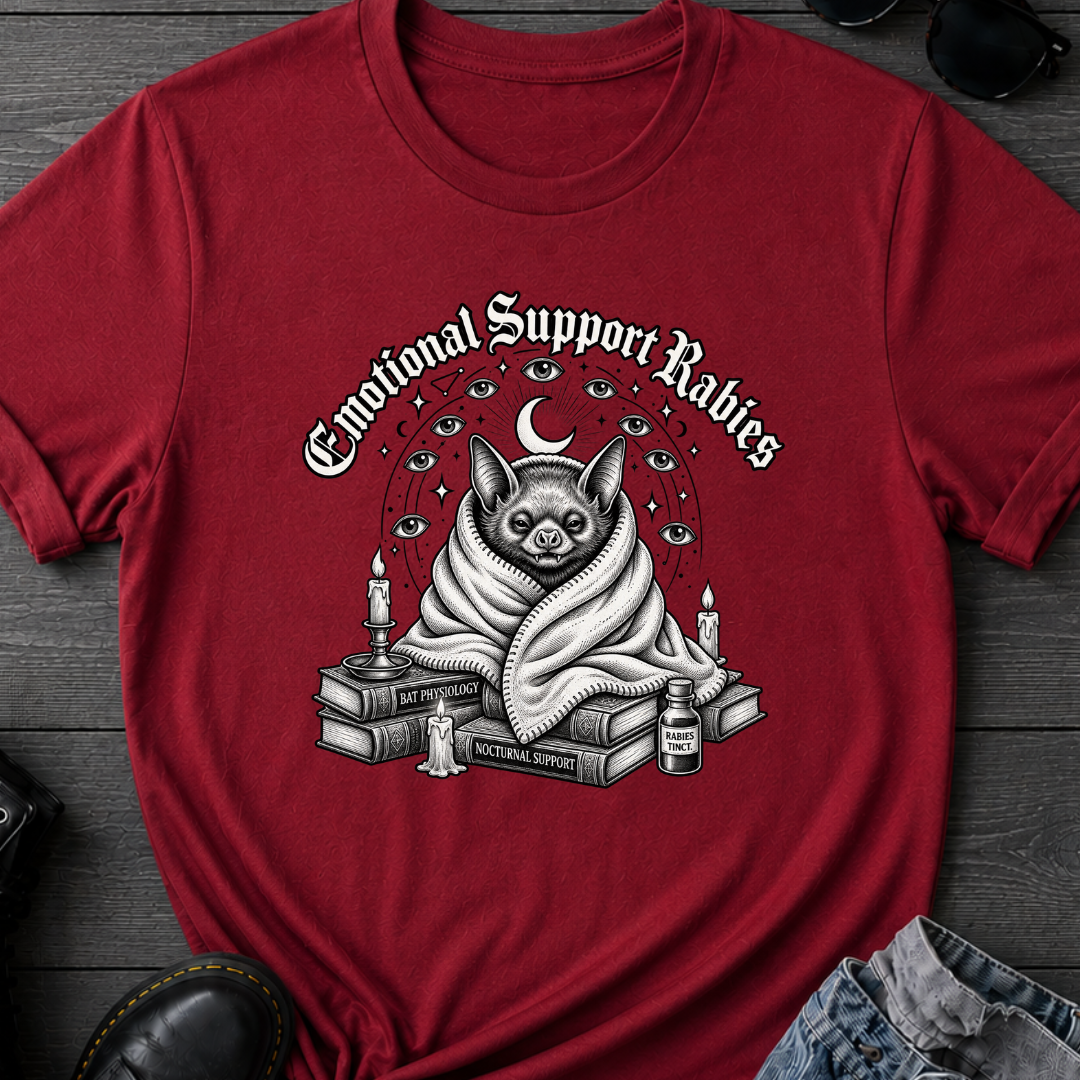Emotional Support Rabies T-Shirt