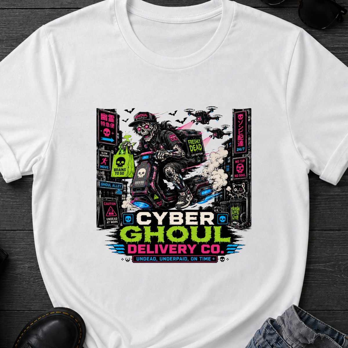Cyber Ghoul Delivery Co T-Shirt