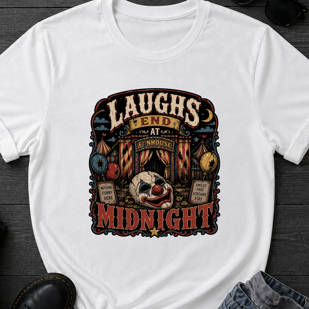 Laughs End At Midnight T-Shirt