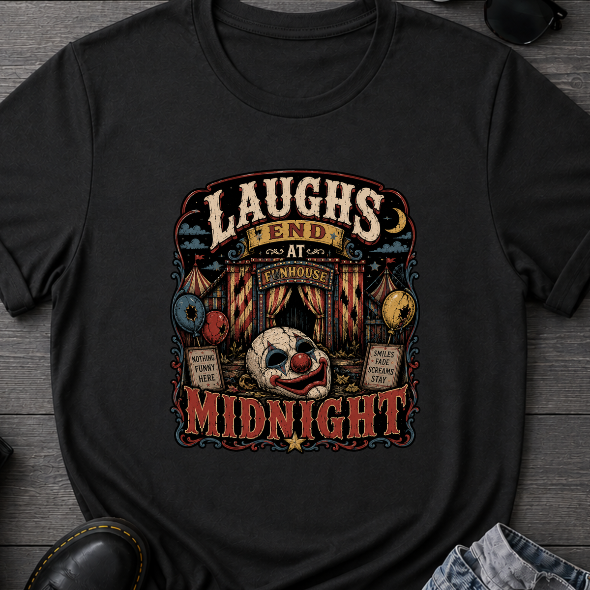 Laughs End At Midnight T-Shirt