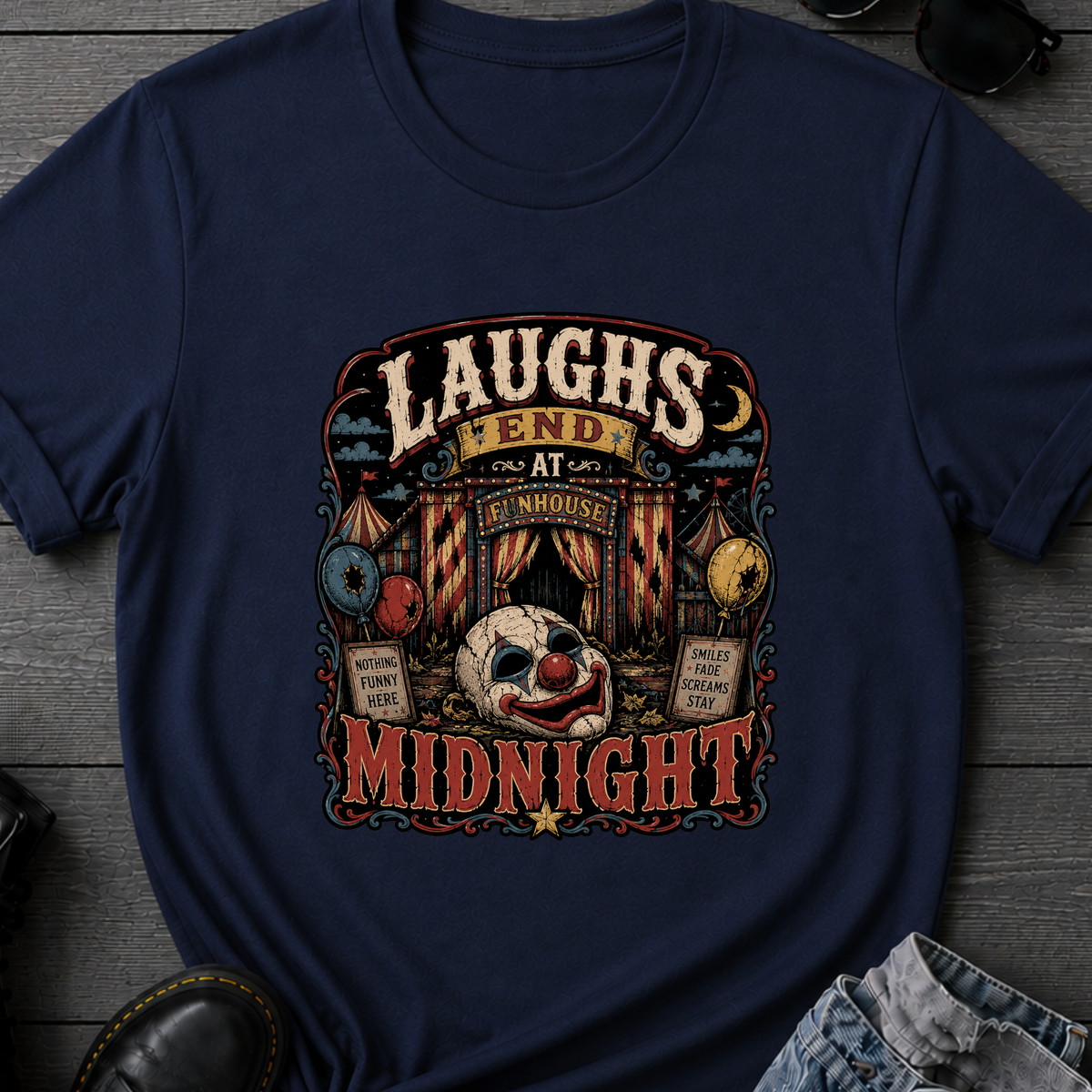 Laughs End At Midnight T-Shirt