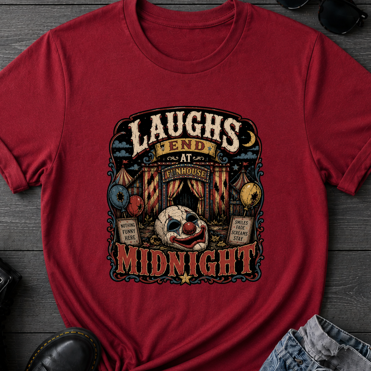Laughs End At Midnight T-Shirt