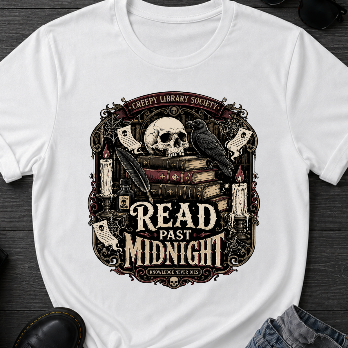 Creepy Library Society T-Shirt