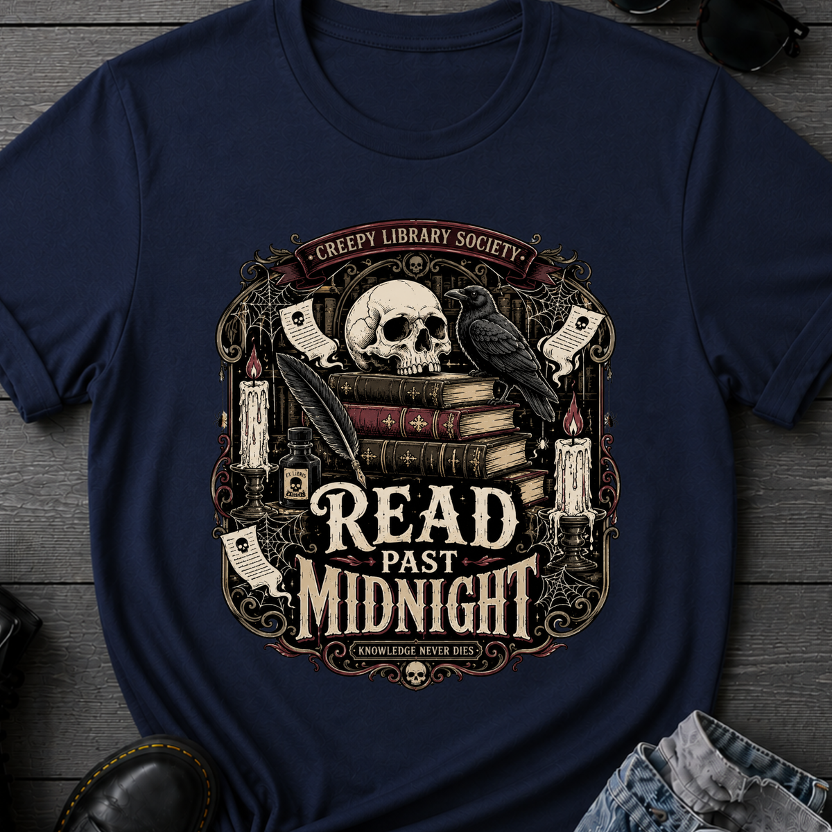 Creepy Library Society T-Shirt
