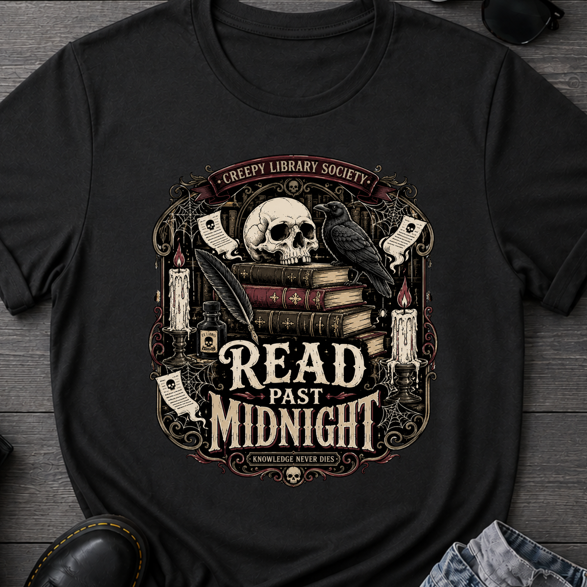 Creepy Library Society T-Shirt
