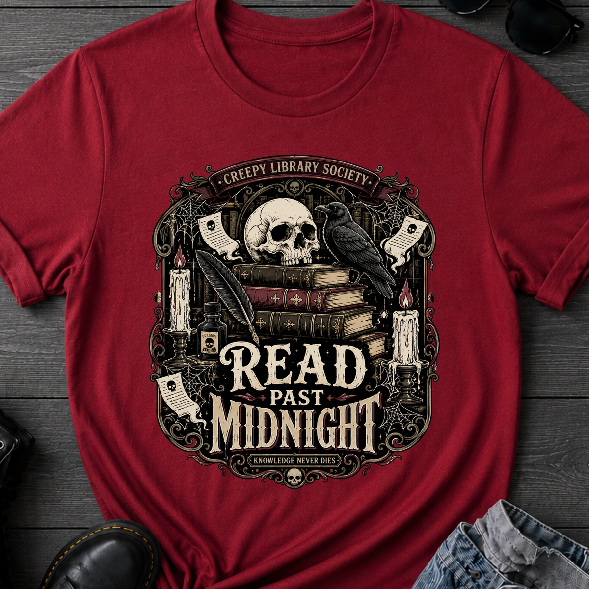 Creepy Library Society T-Shirt