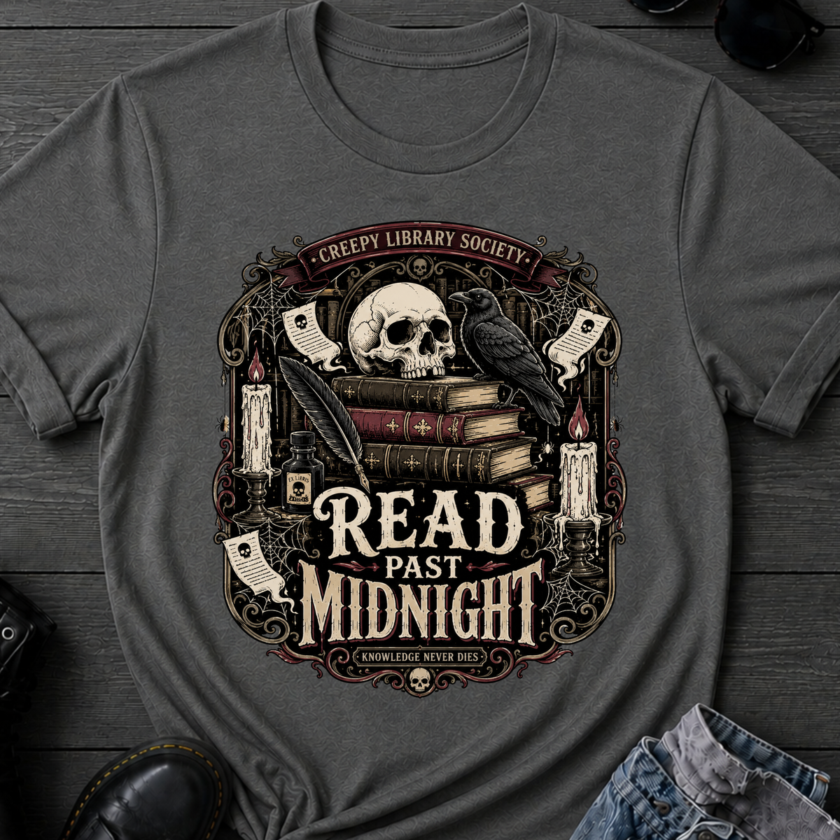 Creepy Library Society T-Shirt