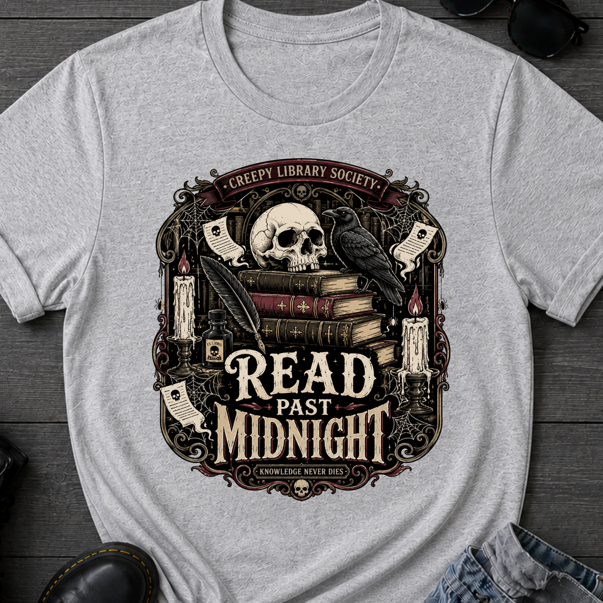 Creepy Library Society T-Shirt