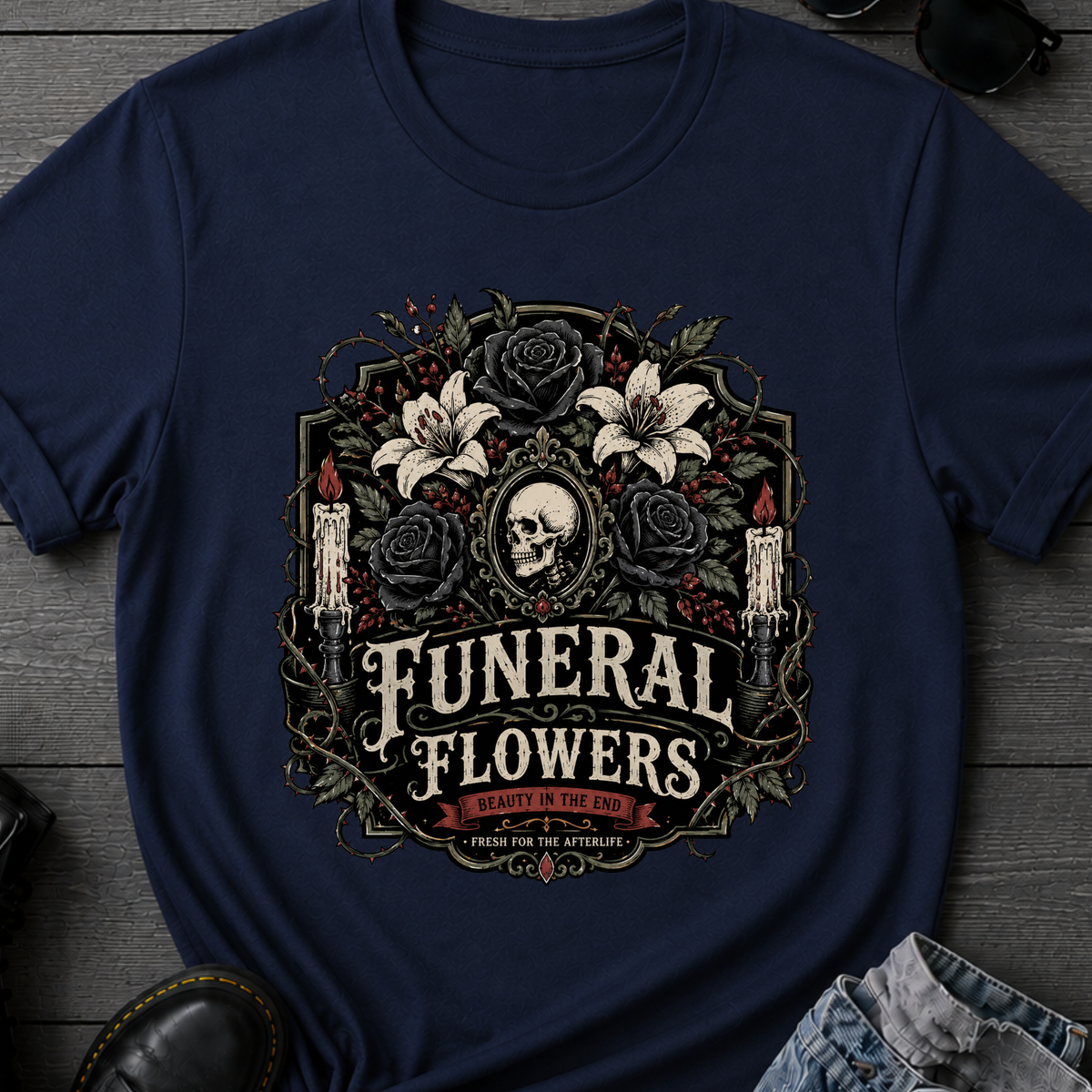Funeral Flowers T-Shirt