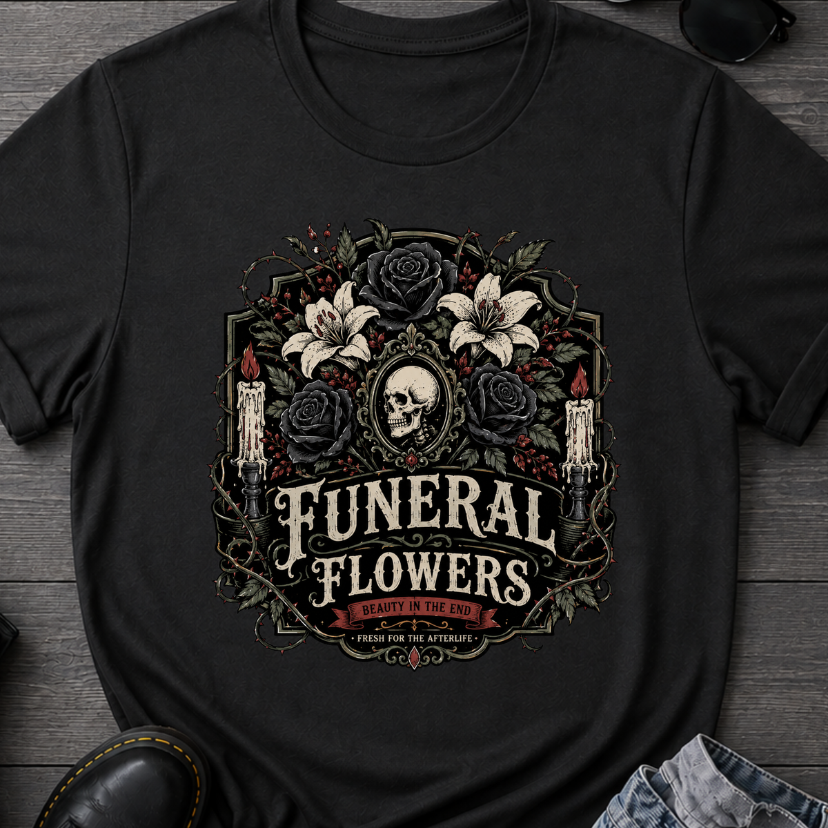 Funeral Flowers T-Shirt