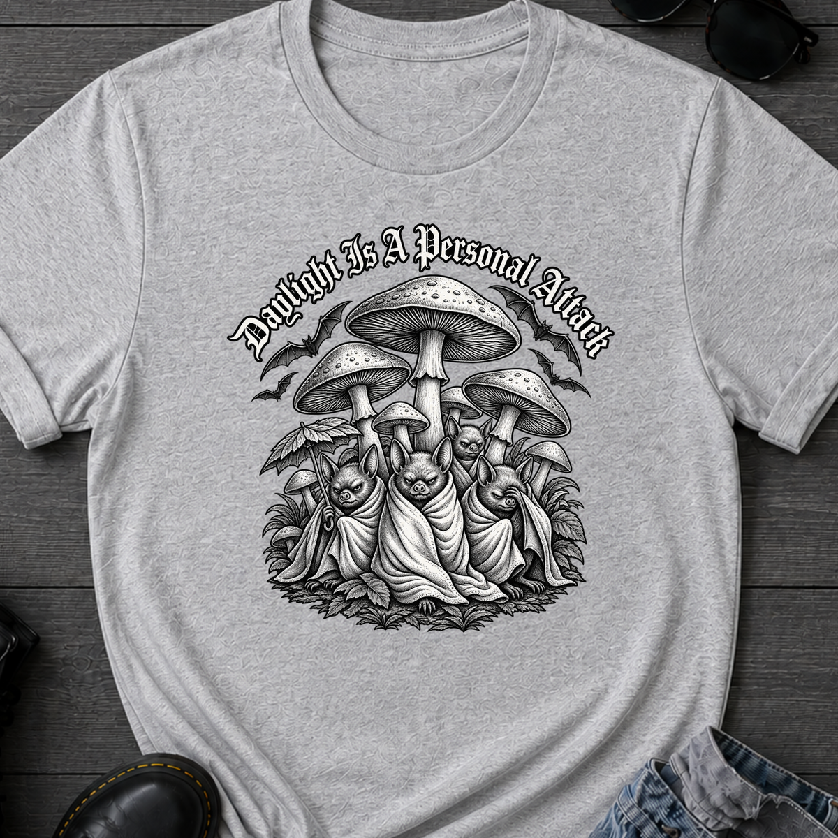 Daylight Is A Personal Attack T-Shirt