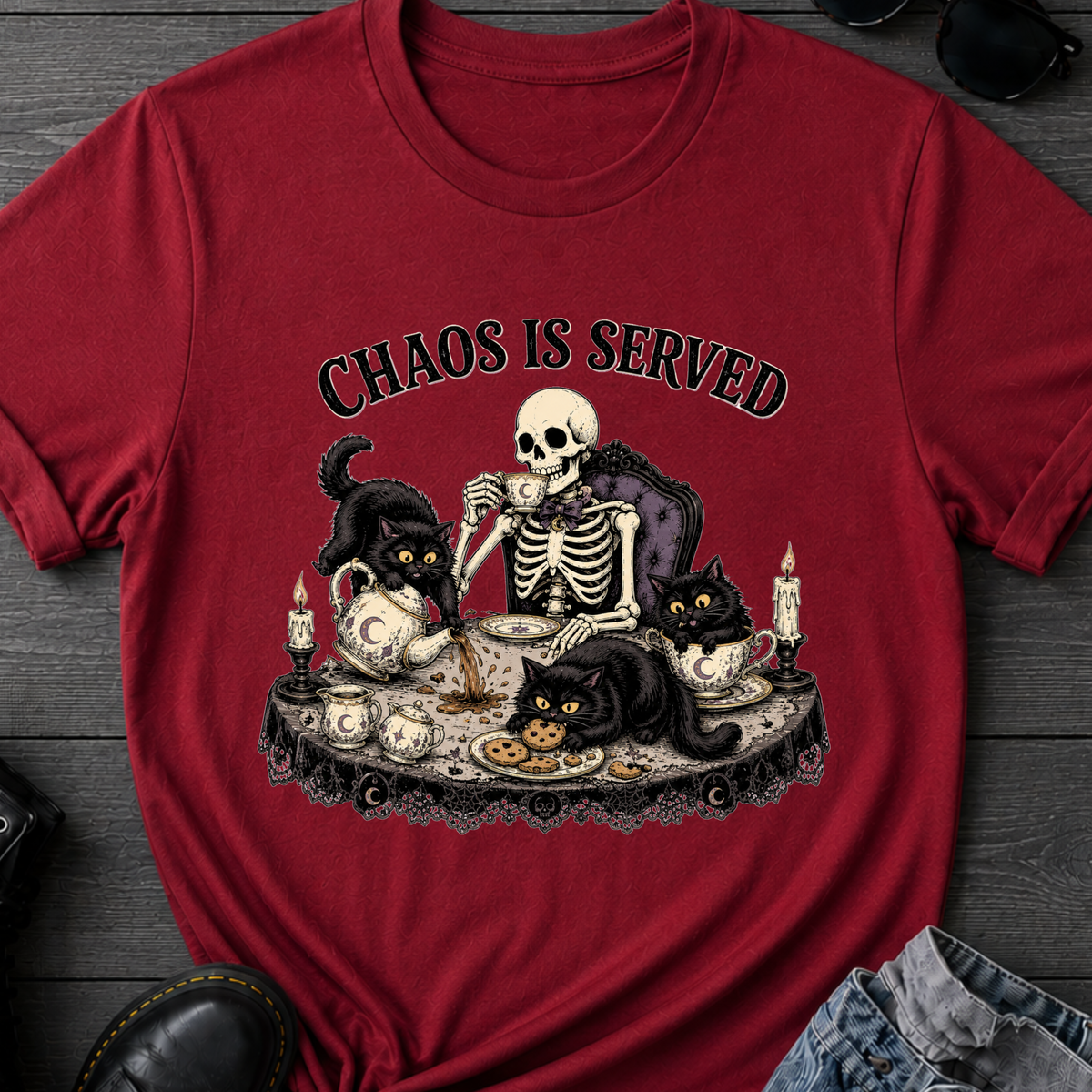 Chaos Is Served T-Shirt