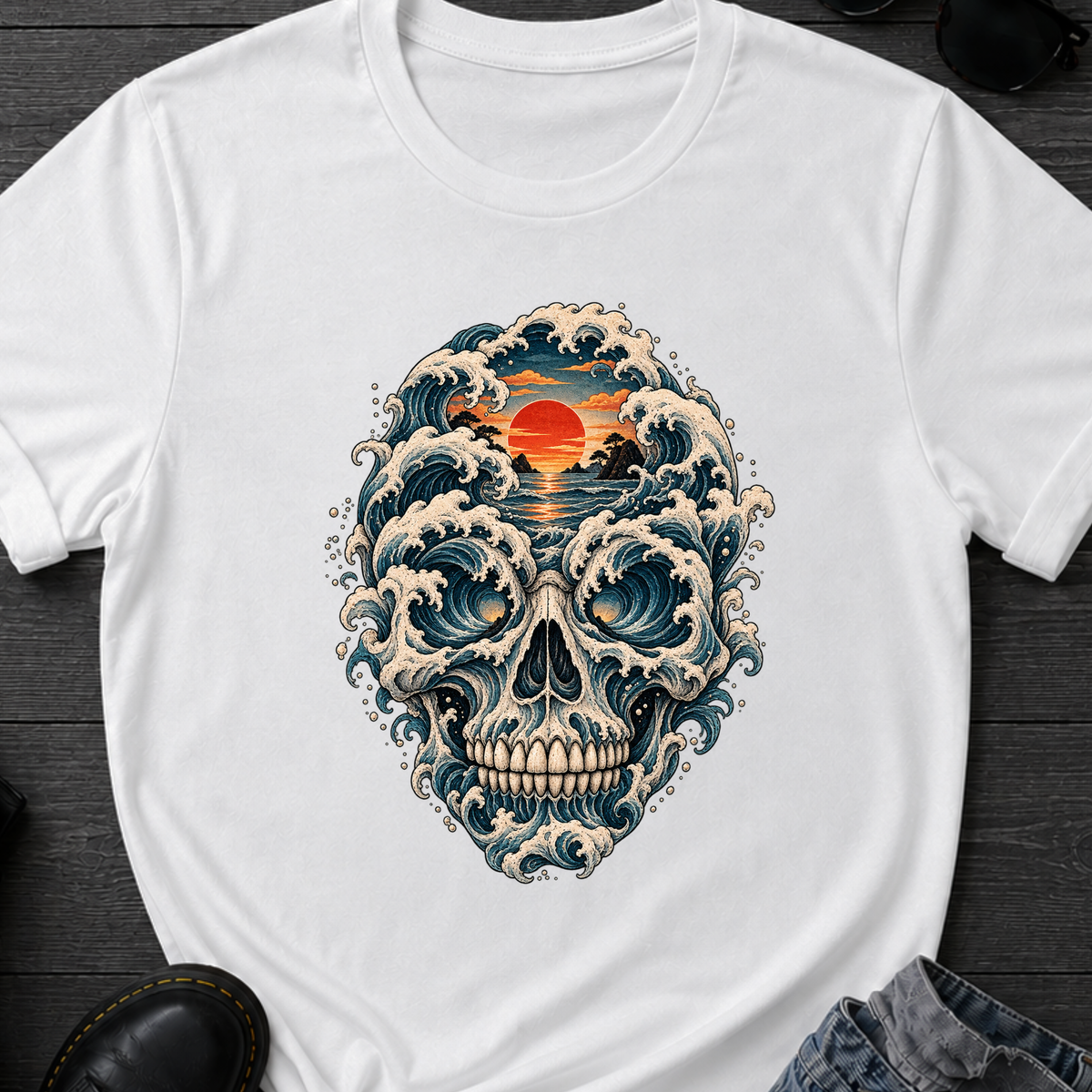 Death Comes In Waves T-Shirt