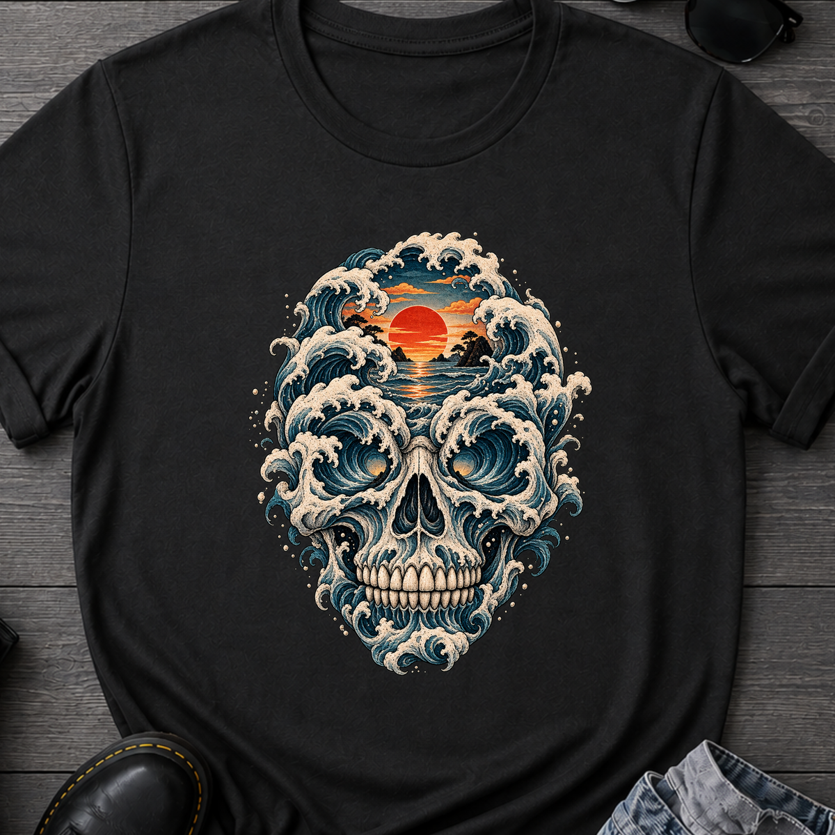 Death Comes In Waves T-Shirt