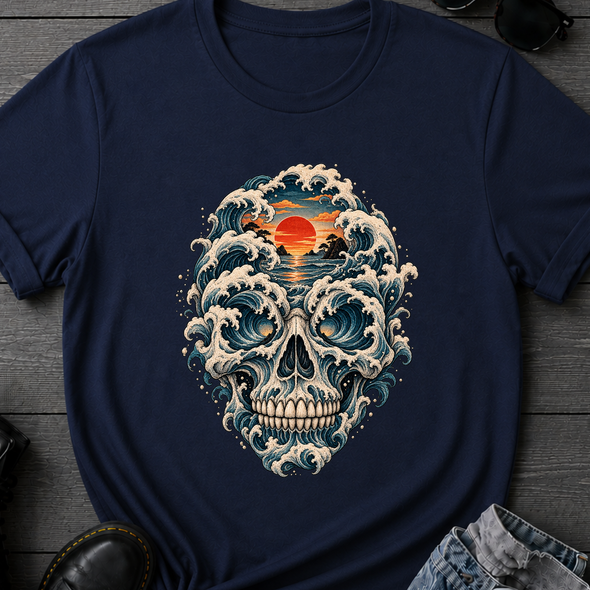 Death Comes In Waves T-Shirt