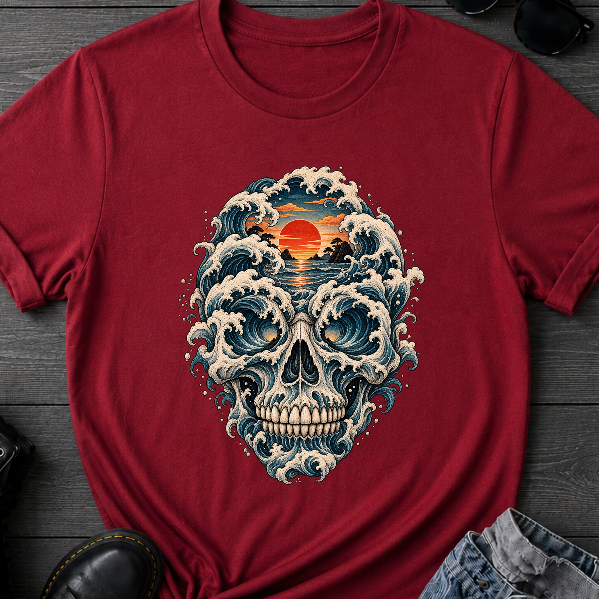 Death Comes In Waves T-Shirt
